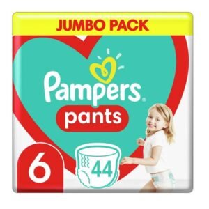 Pampers Pants Windelstangen Große 6 (14-19 kg), 44 Stück, Bester Schutz und Komfort Pampers in Einfach anzubringenden Windeln