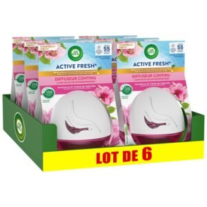 Air Wick 6 x Continus Active Fresh Magnolia Diffusoren 75 ml