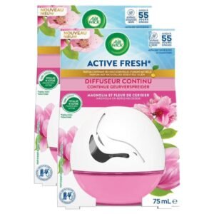 Air Wick 2 x Continus Active Fresh Magnolia Diffusor, 75 ml