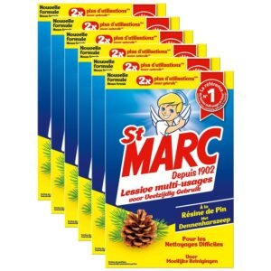 St Marc Mehrzweckwaschmittel mit Kiefernharz, 6 Packungen à 1,4 kg