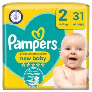 Pampers Baby-Tragetasche, Größe 2, 31 Stück