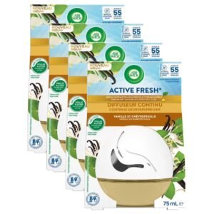 Air Wick Continus Active Fresh Vanille Diffusor, 75 ml, 4 Stück