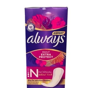Always Daily Extra Protect Normal Slipeinlagen, lang, 24 Einheiten, hält Gerüche, auch bei ersten Anzeichen von Blasenschwäche