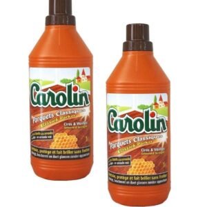 Carolin Parkettreinigungsmittel mit Bienenwachs und Carnauba, 1 l, 2 Stück