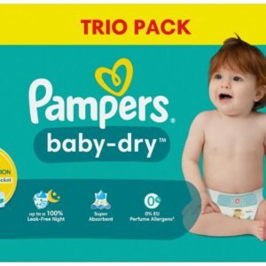 Pampers Baby Dry Windeln Größe 4 Monatsbox Mega Pack Big Pack 135 Stück 9-14KG